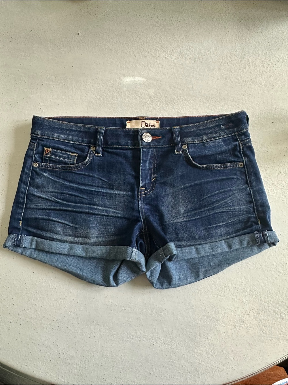 Dittos Mid Rise Denim Shorts